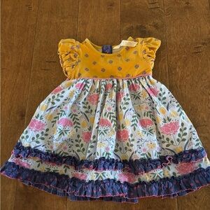 Matilda Jane Yellow Gold Ruffled Tiered Sundress